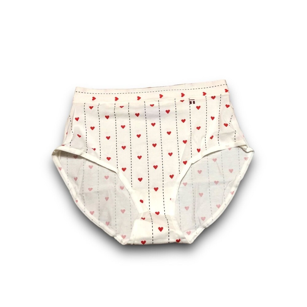 Tommy John Women's Cool Cotton "Heart Print" Brief - Med